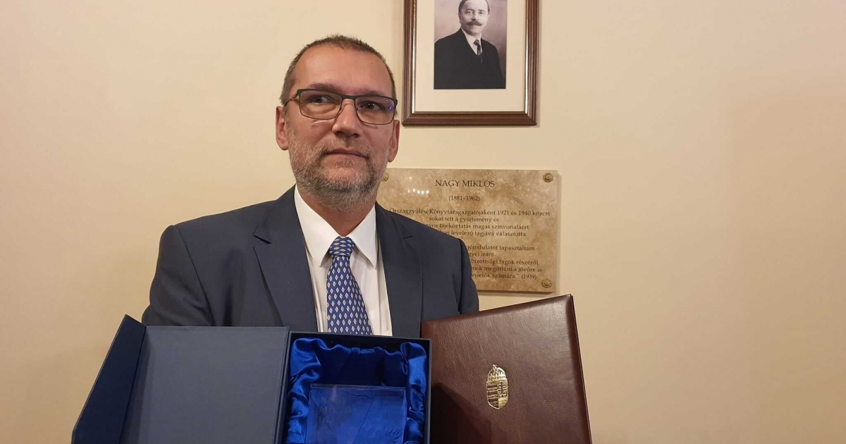 Díjazták Szőcs Endrét