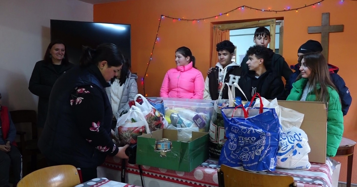 Tanulók segítettek Gyergyószentmiklóson