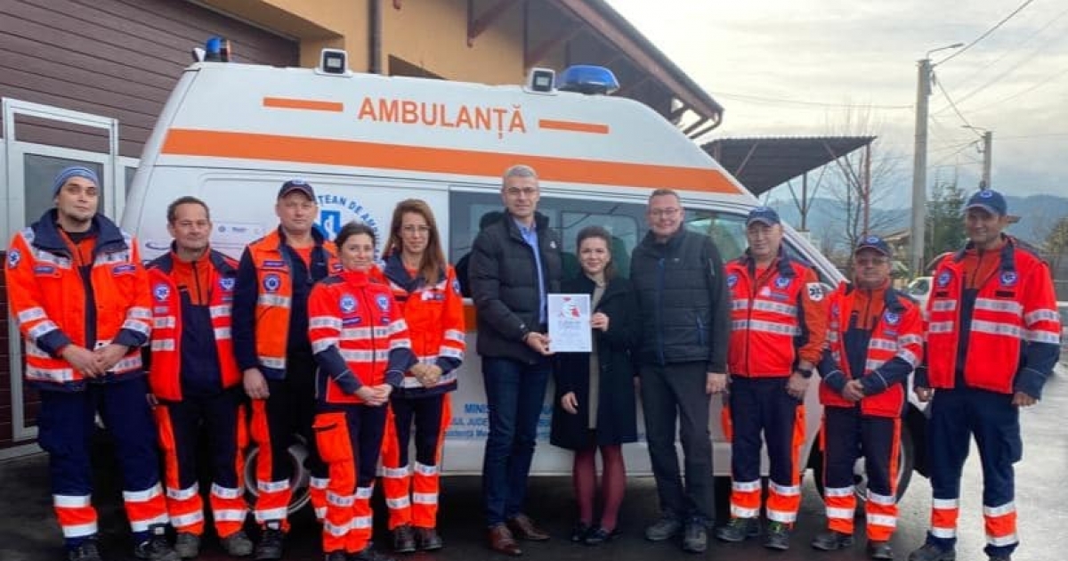 Nemzetközi elismerést kapott a Hargita Megyei Mentőszolgálat