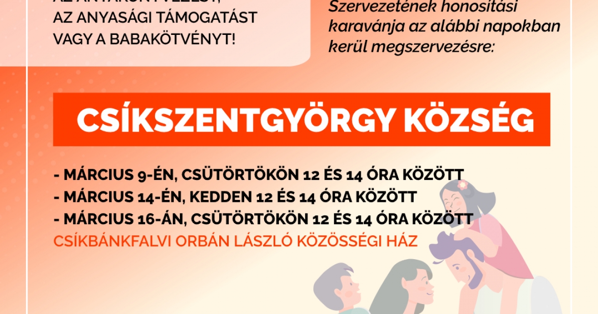 Honosítási karaván Csíkszentgyörgy községben