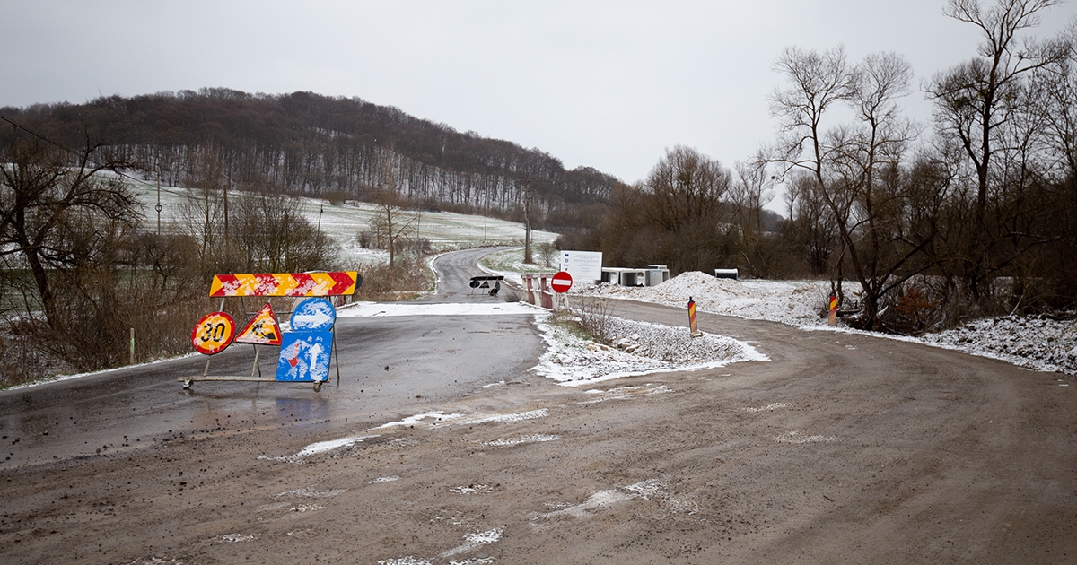 „Megsózták” az országutakat 