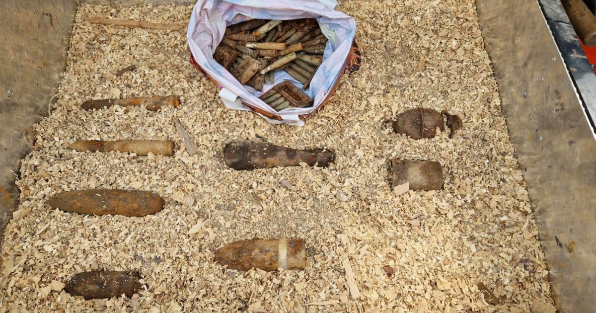 Világháborús lőszereket találtak