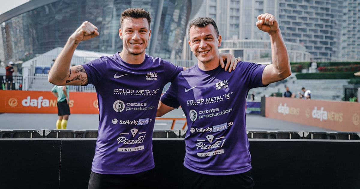 Világelsők az udvarhelyi teqballosok