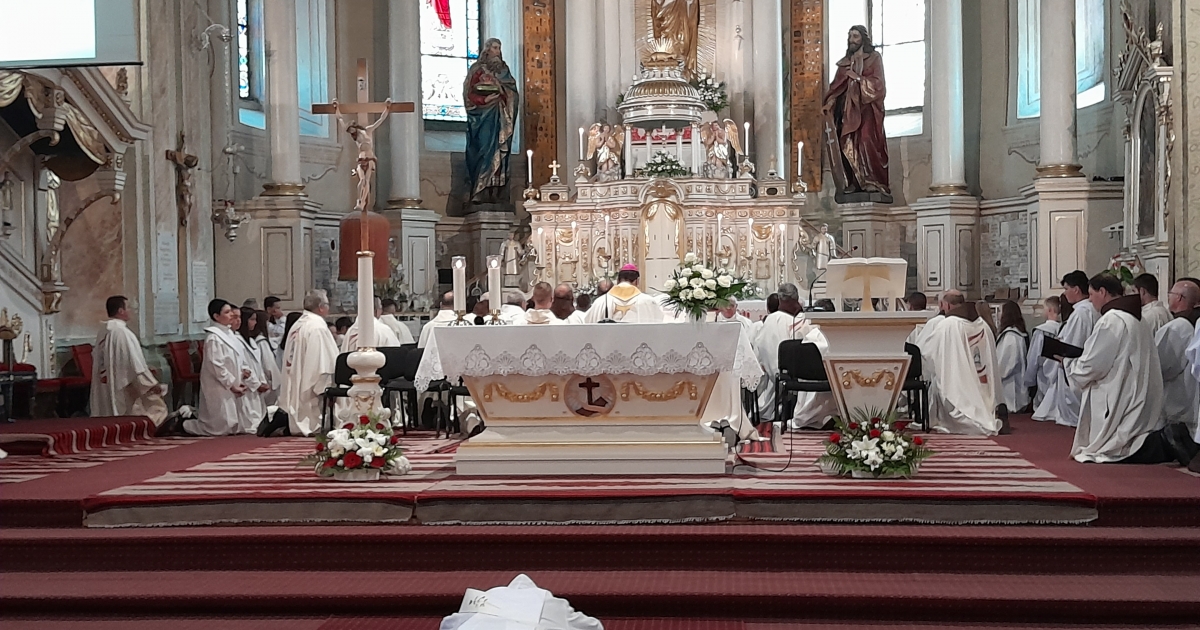 Csíkajnádi származású ferencest szenteltek pappá