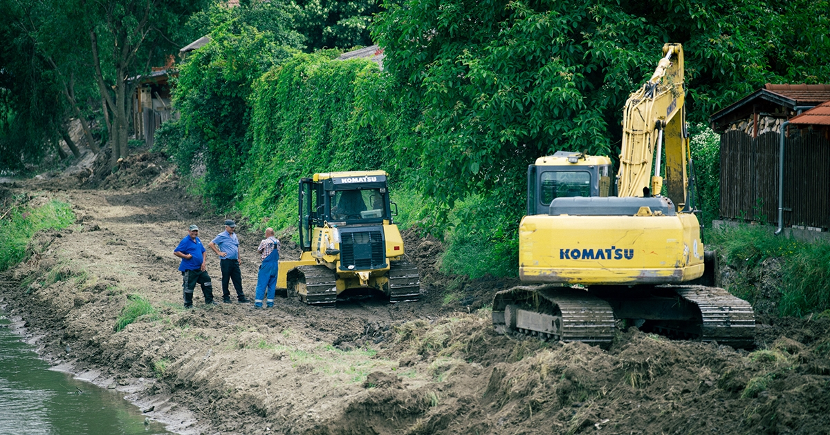 Karbantartják a Nagy-Küküllő medrét