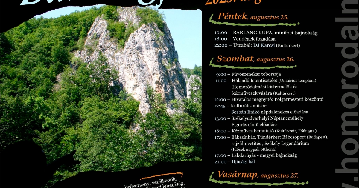 Homoródalmási Barlangfesztivál