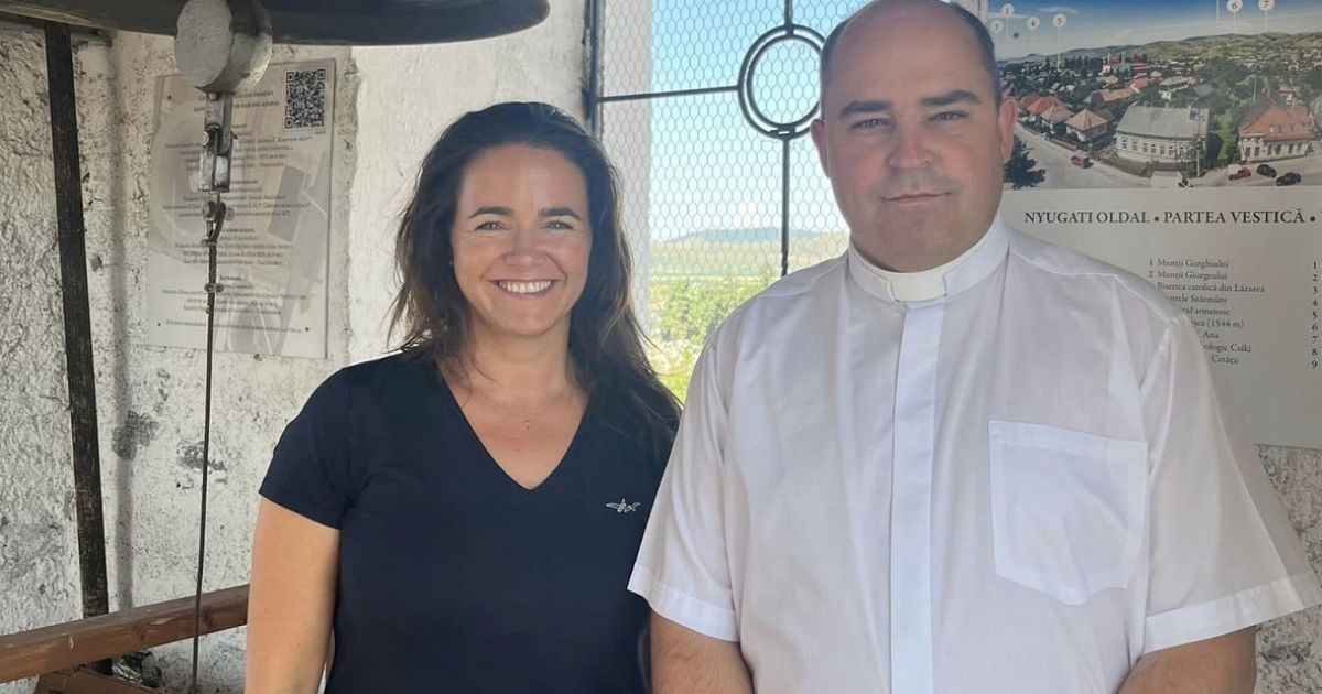 Gyergyóban járt Novák Katalin