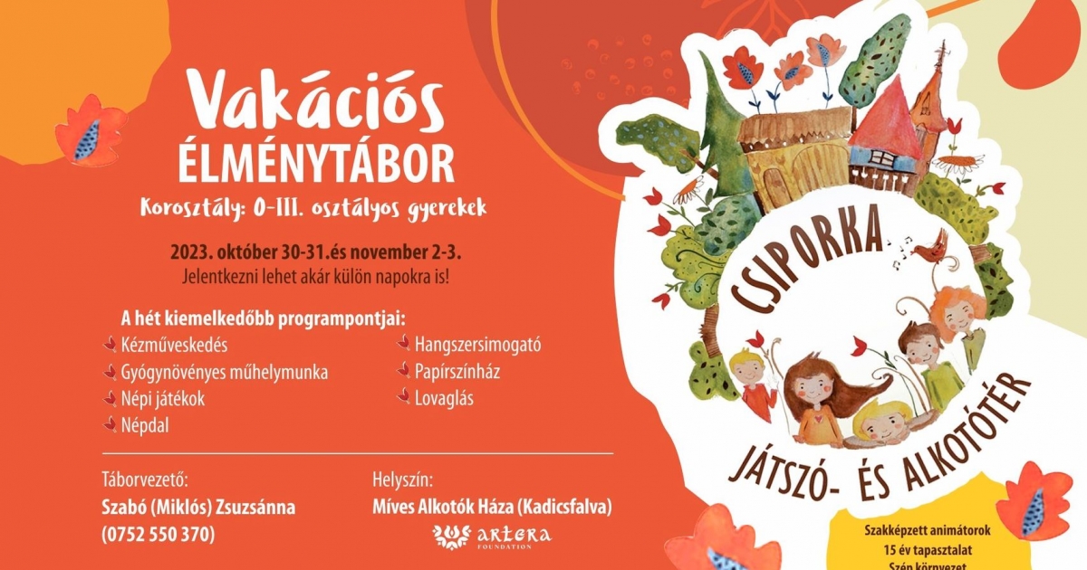 Vakációs élménytábor