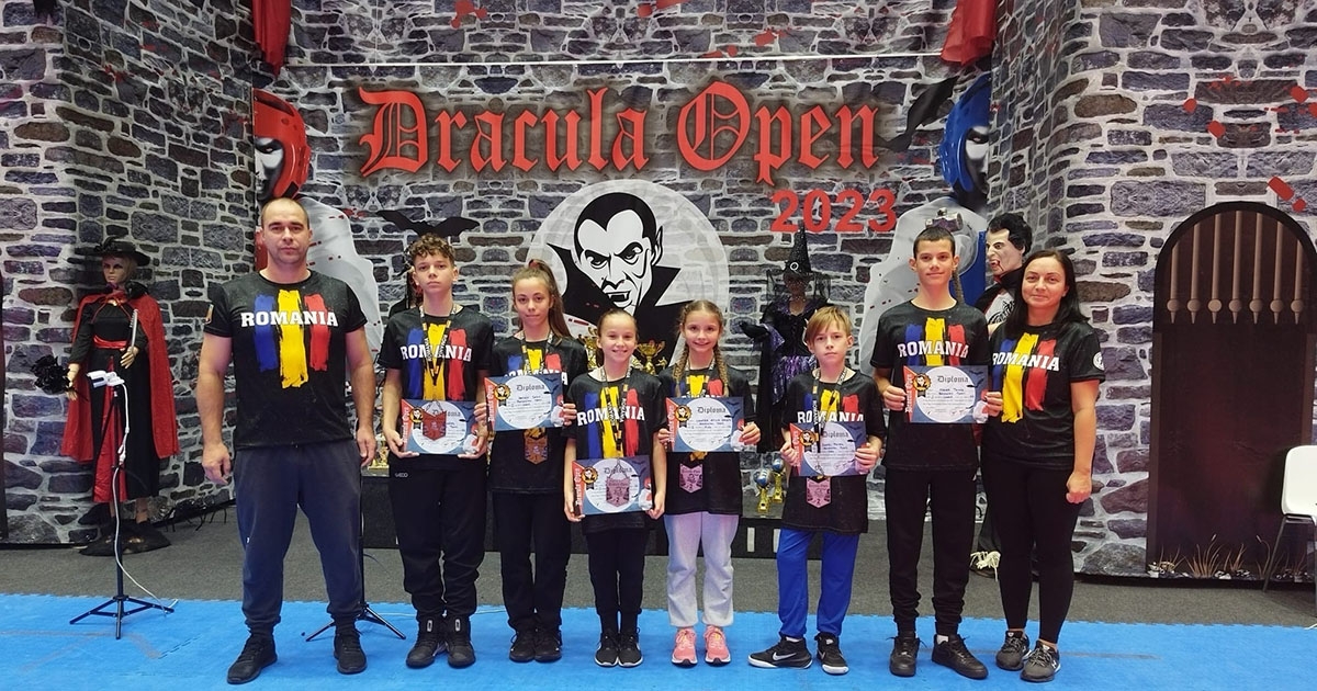 Hat csíki érem a Dracula Openen