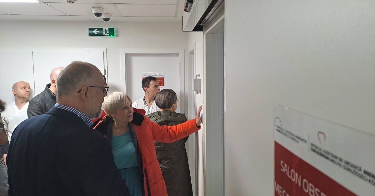 Az egészégügyi intézmény állapotáról és szükségleteiről beszélgettek