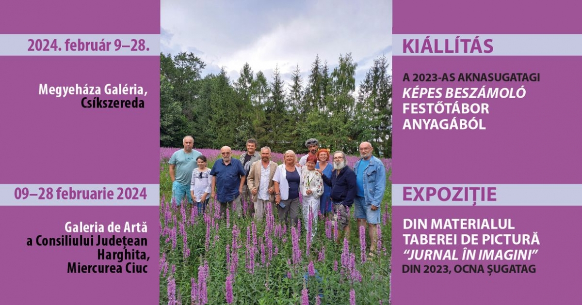 Az aknasugatagi festőtábor tárlata