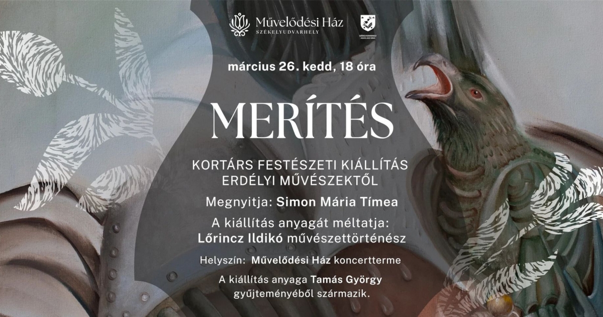 Merítés – kiállításmegnyitó