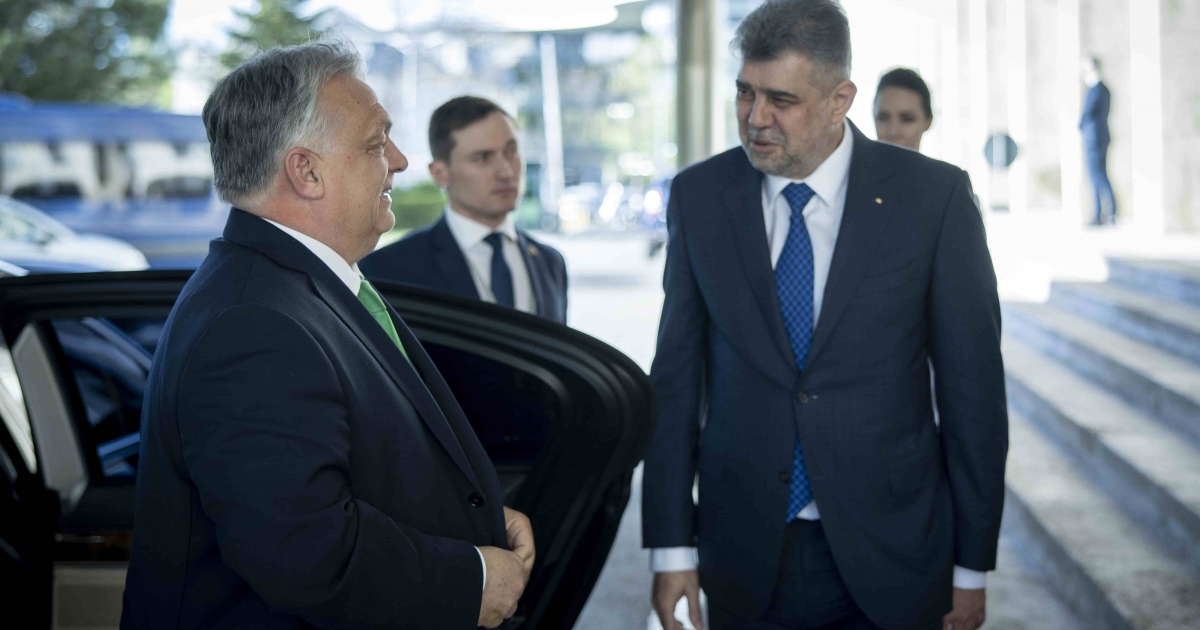 Orbán Viktorral tárgyalt Bukarestben a román kormányfő