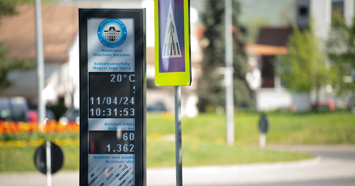 Megszámolják a kerékpárral és gyalogosan közlekedőket