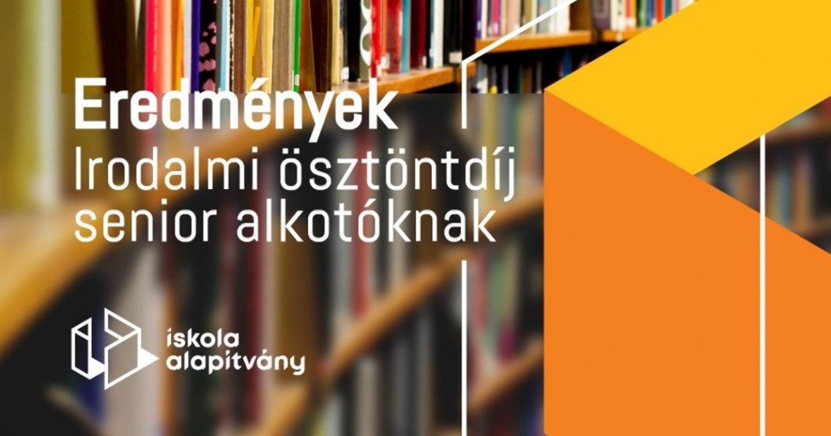 Hét negyven év fölötti alkotót támogat az Iskola Alapítvány