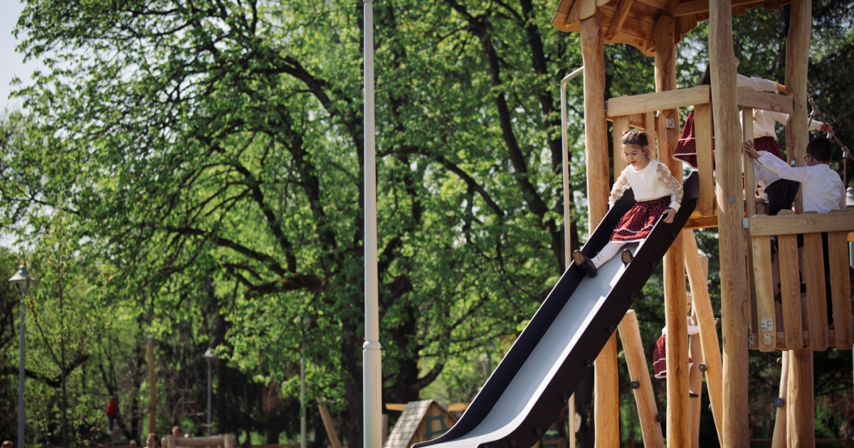 Felújított játszóteret avattak Székelyudvarhelyen