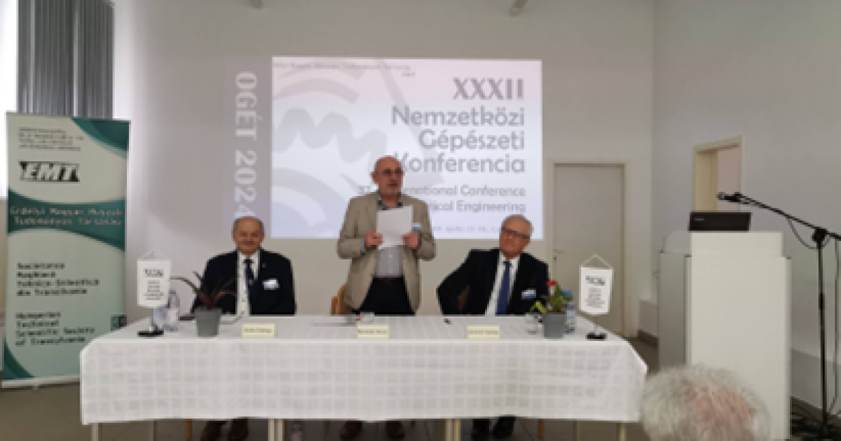 Nemzetközi Gépészeti Konferenciát szerveztek