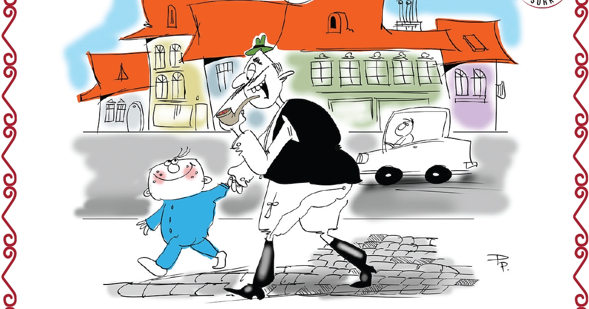 Para Pista fiatalúr, készül-e a karikatúr'?