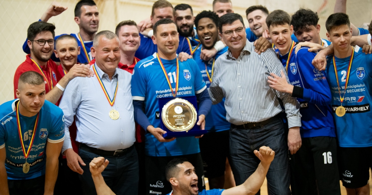 Megkapta bajnoki érmeit a Székelyudvarhelyi VSK