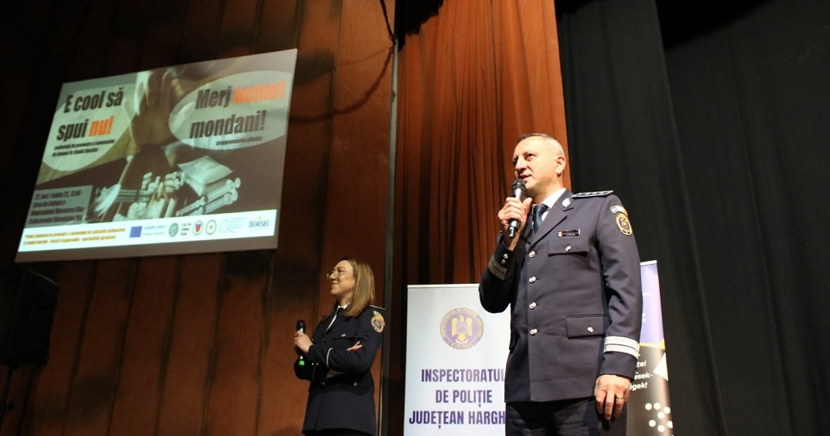 Hétszáz csíkszeredai diák vett részt a drogprevenciós konferencián