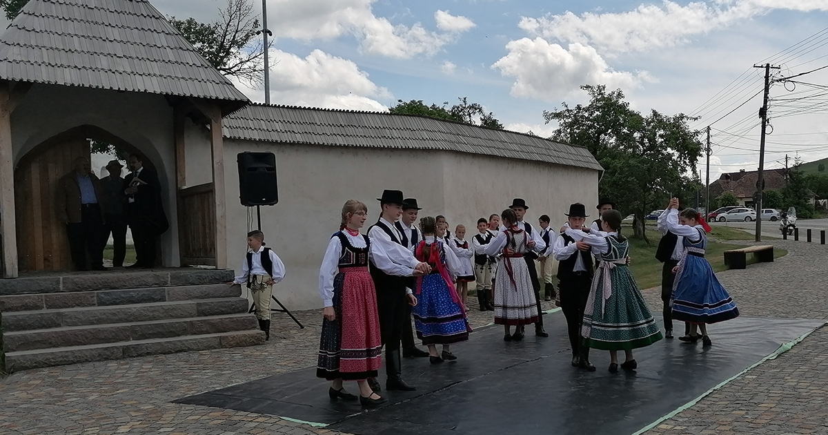 Templomteret avattak Felsőboldogfalván