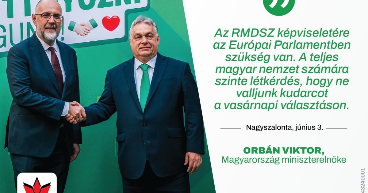 Vasárnap szavazzon az RMDSZ-re!
