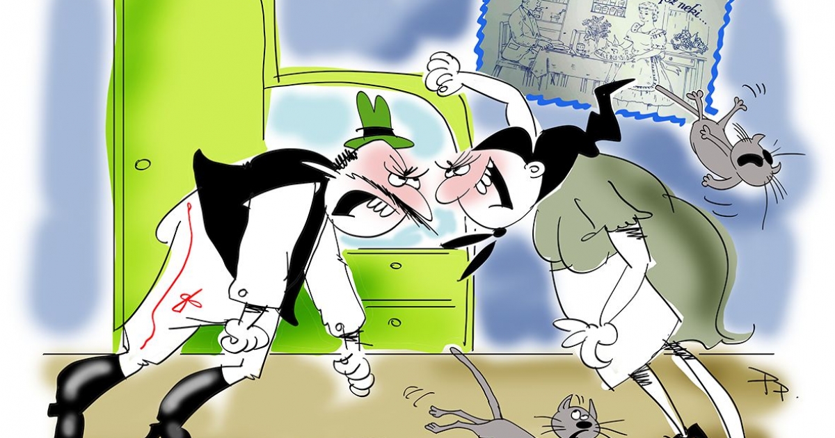 Para Pista, fiatalúr, készül-e a karikatúr'?