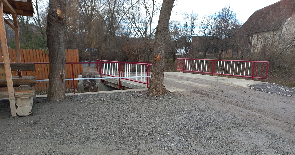 Új hidakat építettek Oklánd községben