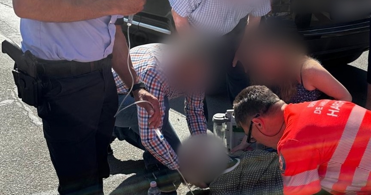 Elütöttek egy gyalogost az átjárón Székelyudvarhely központjában