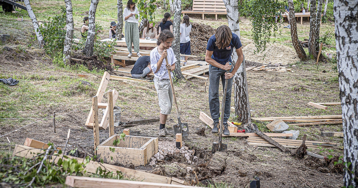 Diákok dolgoztak a népi gyógyfürdőn
