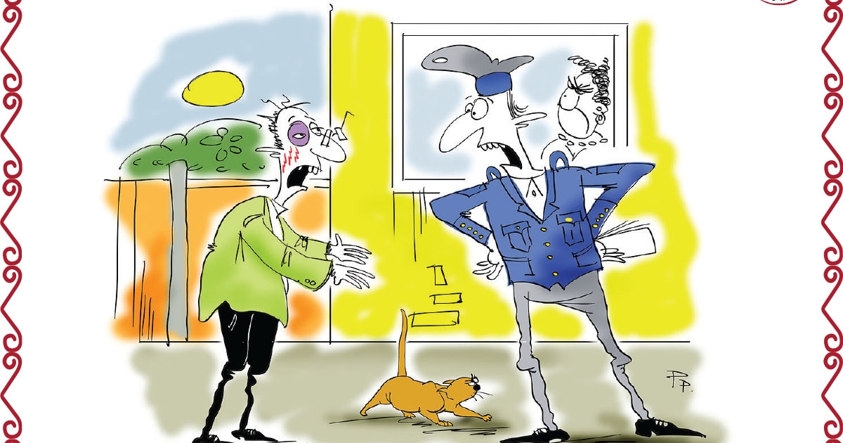 Para Pista, fiatalúr, készül-e a karikatúr'?