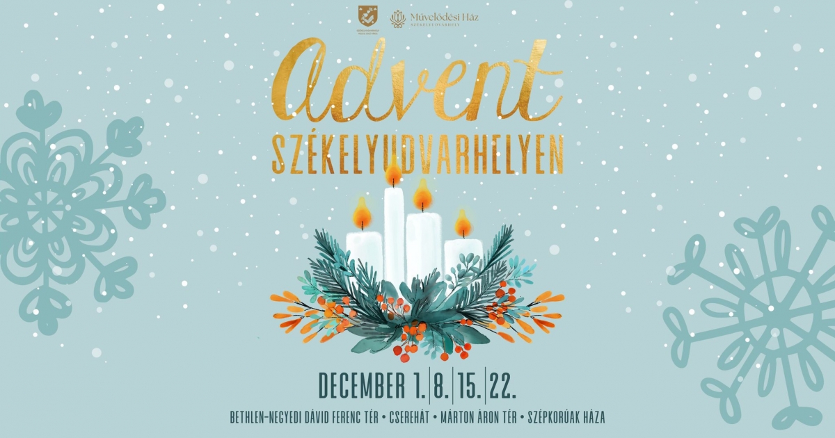 Adventi gyertyagyújtás Székelyudvarhelyen