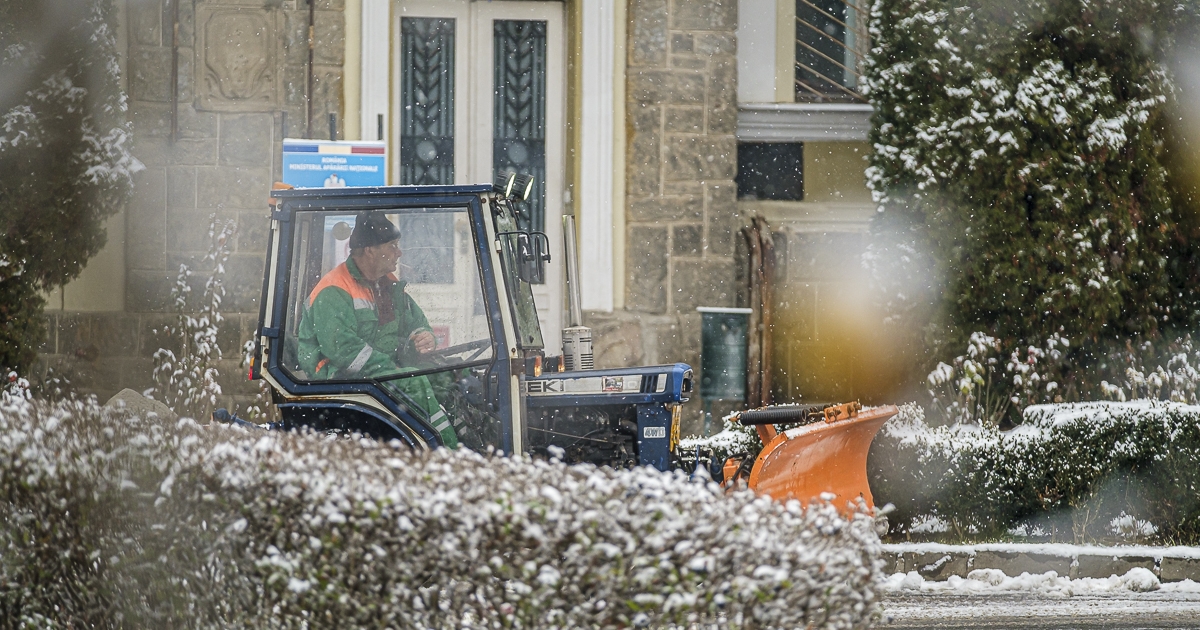 Mínusz 15,7 Celsius-fokkal indult a reggel Csíkszeredában