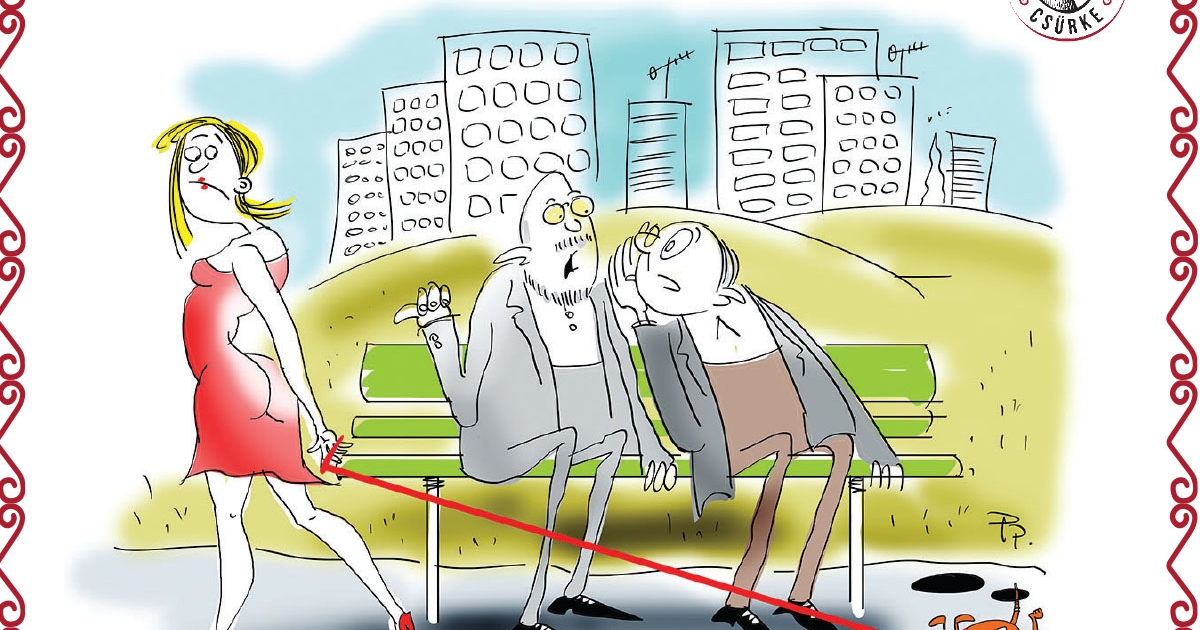 Mikor Pista rajzol, mindig Csürkét majszol.