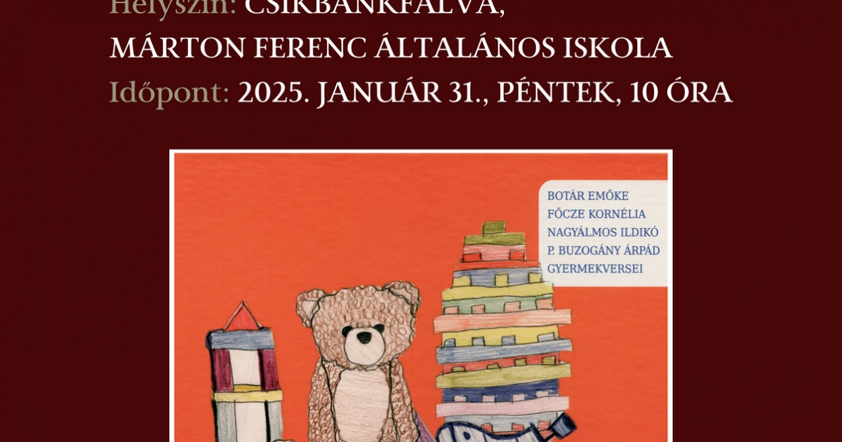 Könyvbemutató Csíkbánkfalván