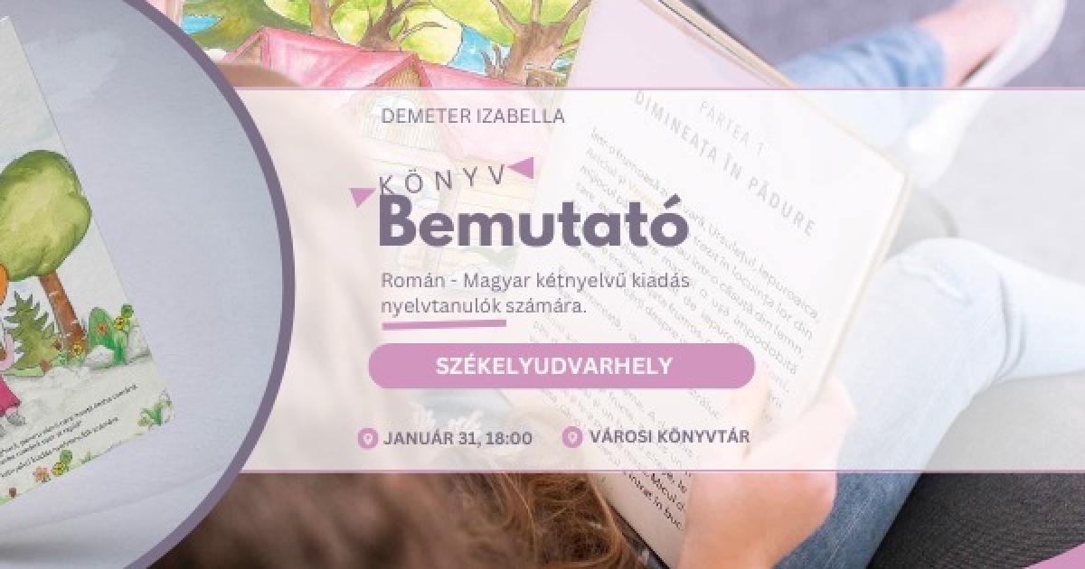 Kétnyelvű mesekönyv-bemutató