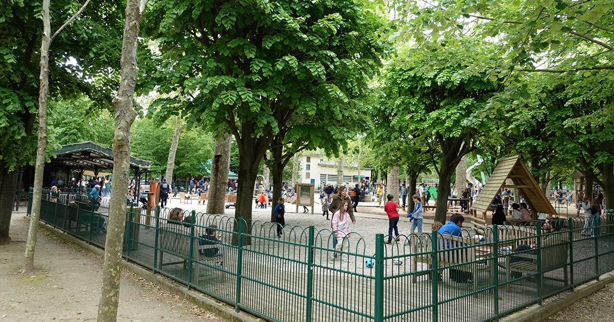 A párizsi Luxembourg-kertben