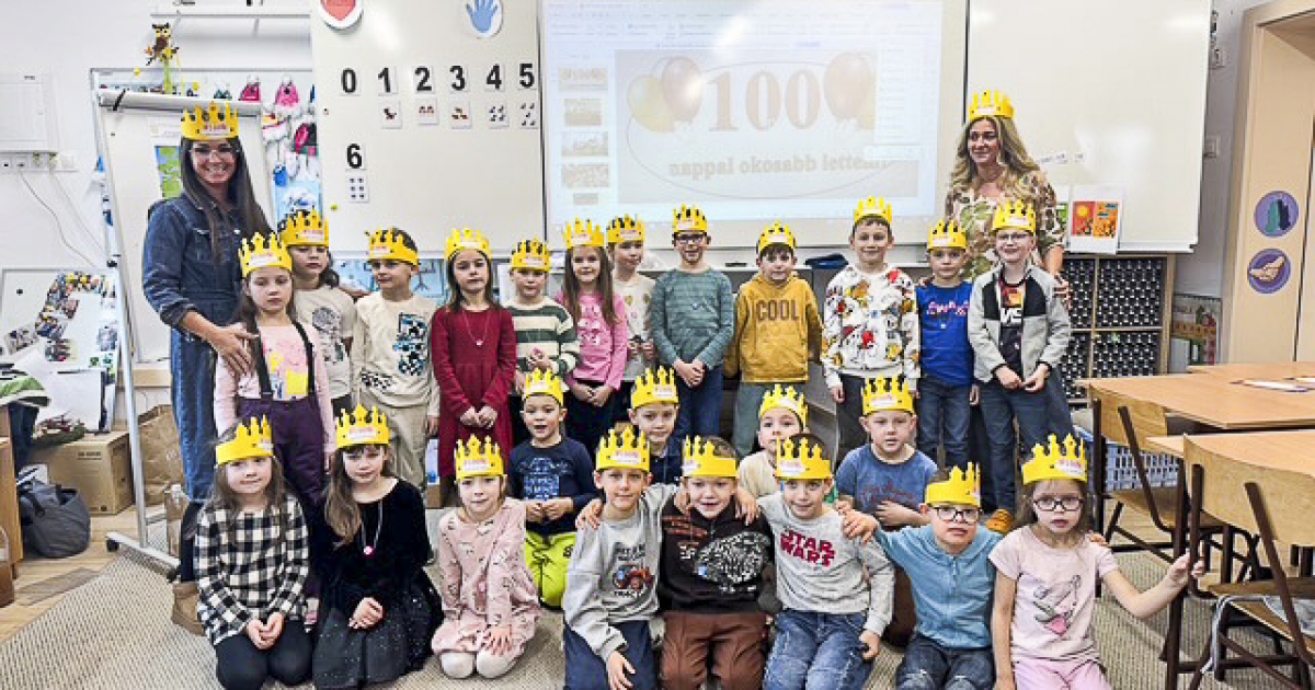 Száz nappal okosabbak lettek