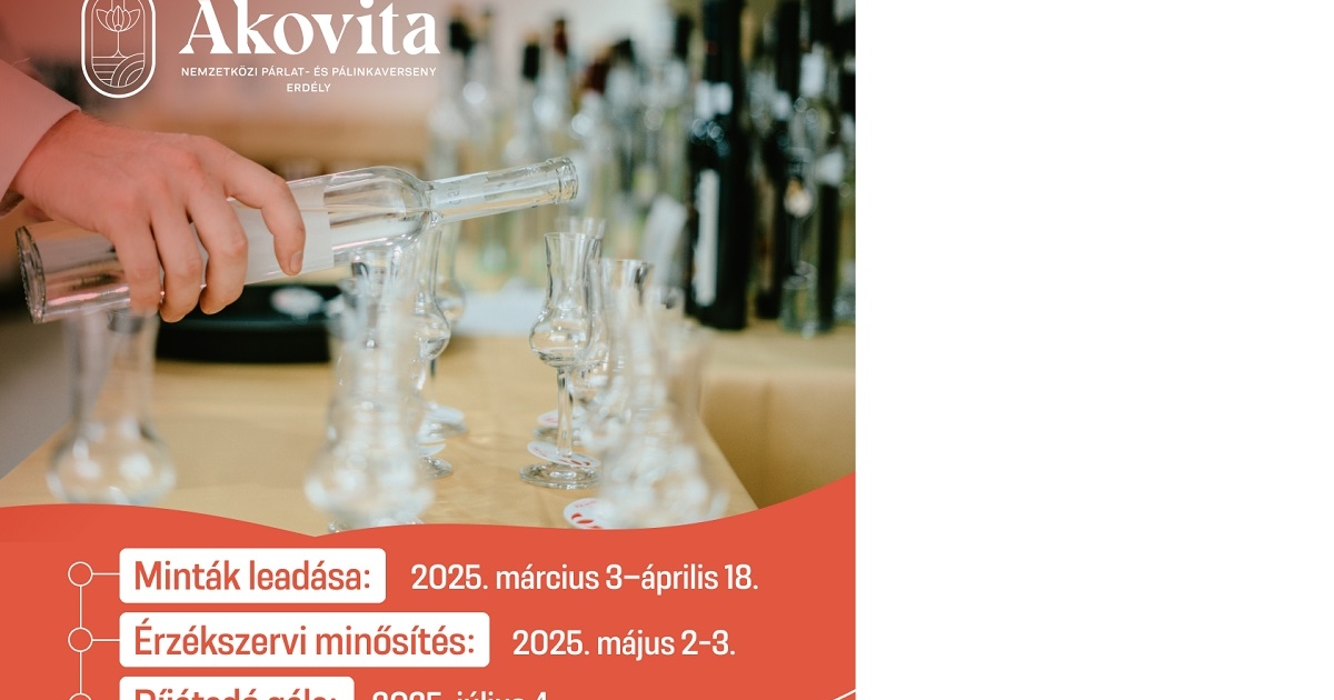 Változik az Ákovita párlatverseny programja