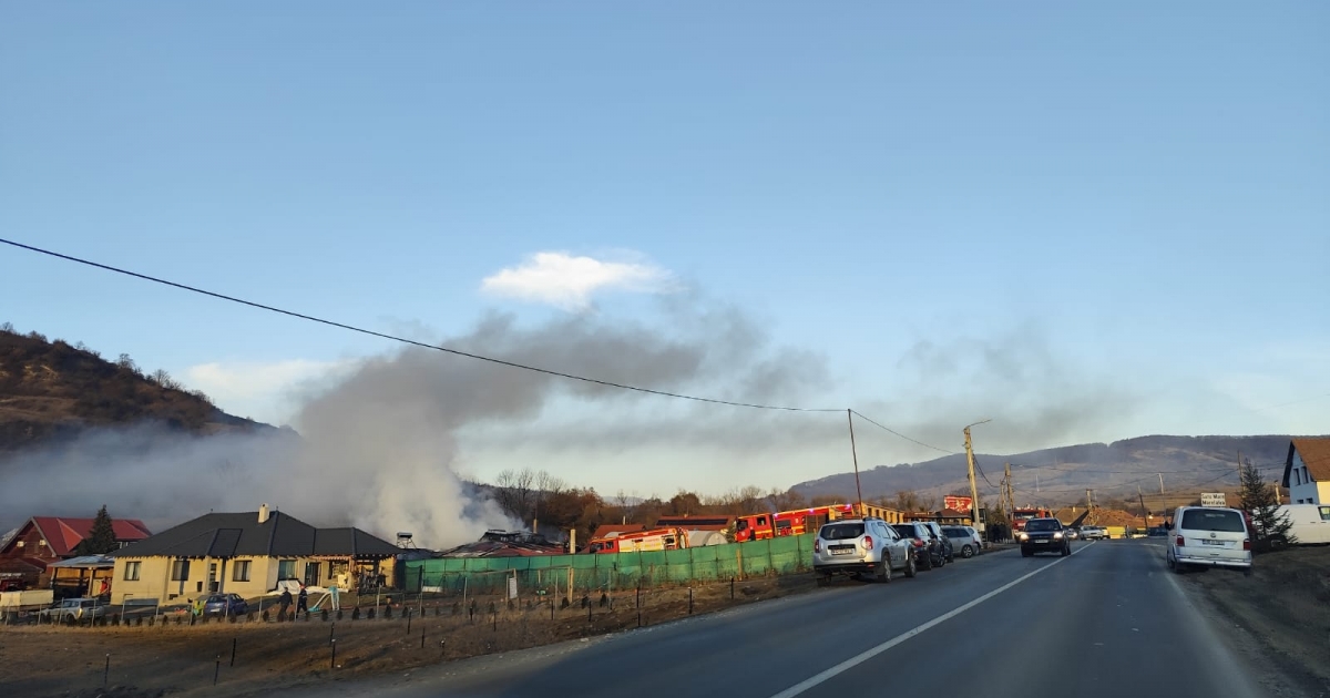 Haszongépjármű gyulladt ki Máréfalván