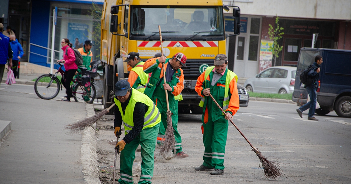 Tavaszi nagytakarítás Csíkszeredában