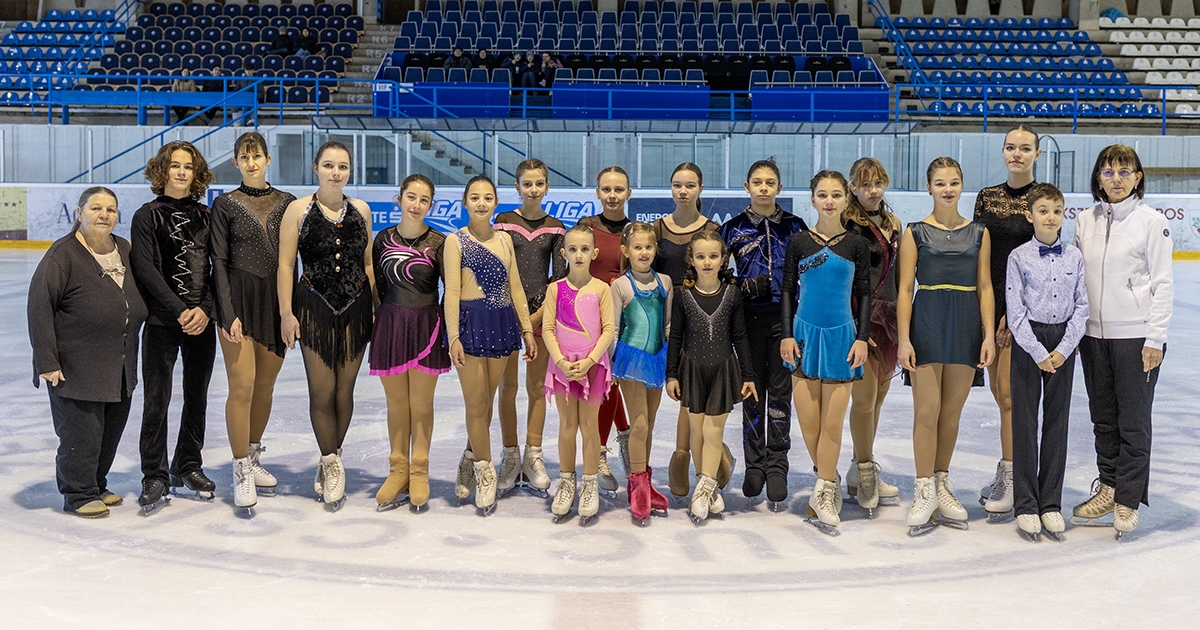 Brassóban korcsolyáztak