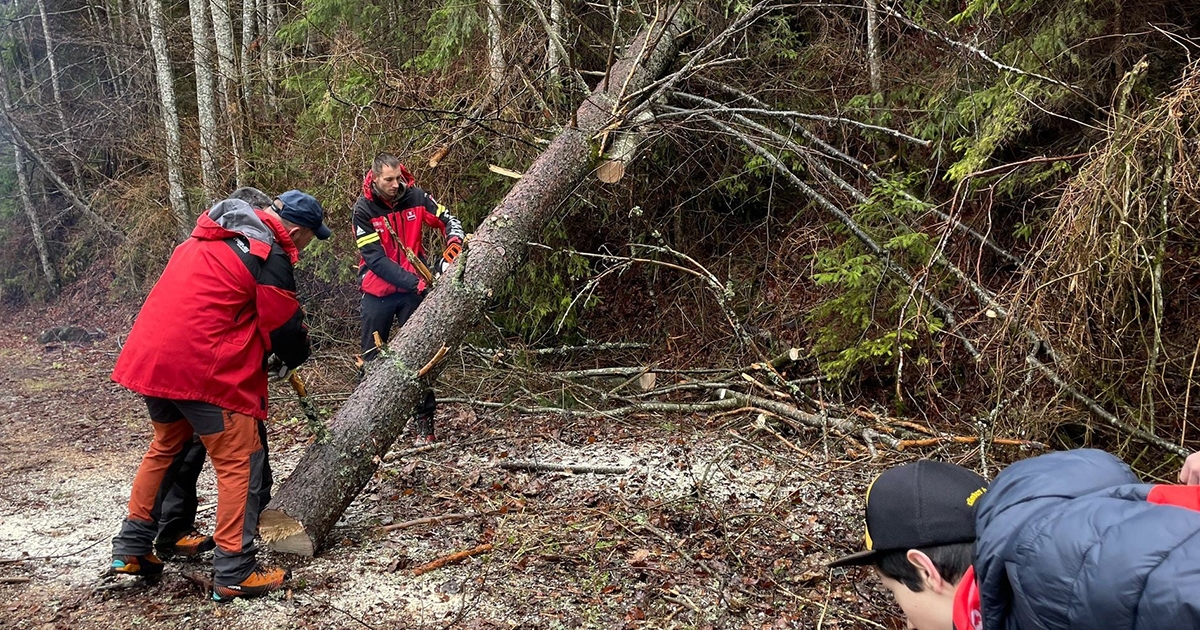 Tavaszi karbantartás a turistaösvényeken