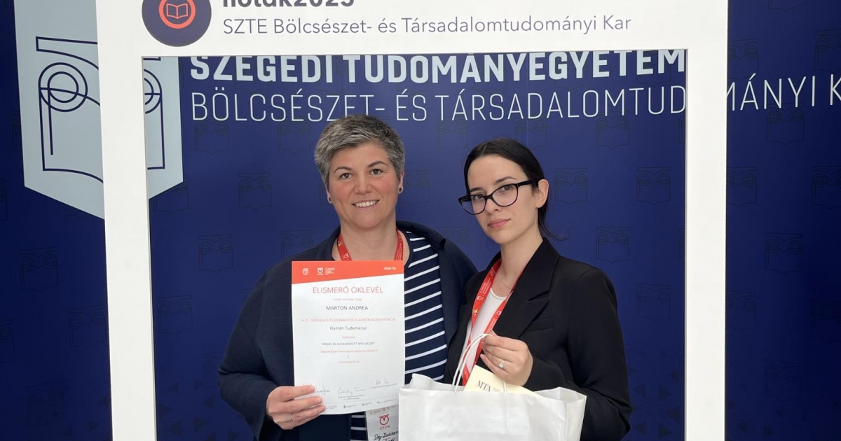 Első helyezéssel tértek haza az OTDK-ról  a Sapientia – EMTE Csík­­szeredai Karának hallgatói