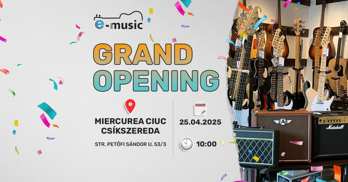 Hangszerbolt nyílik Csíkszeredában