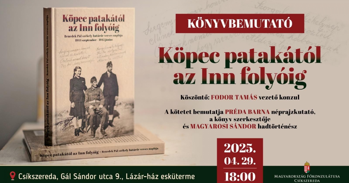 Könyvbemutató Csíkszeredában