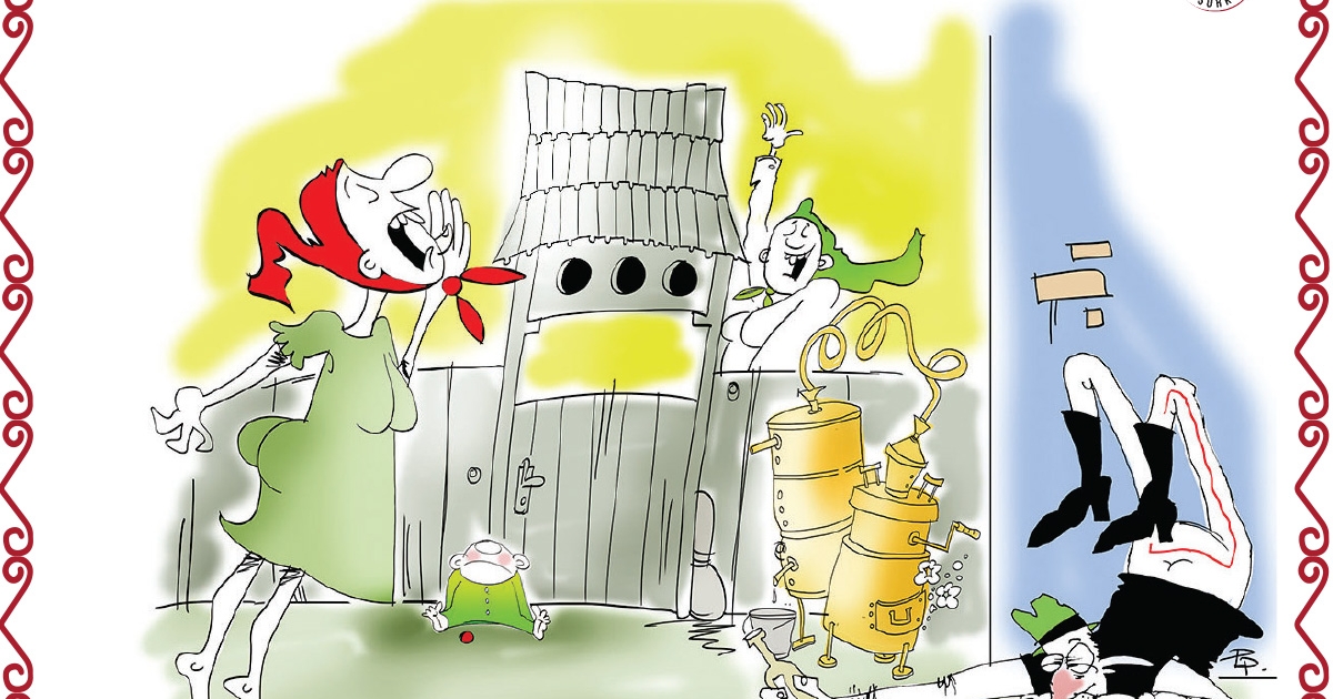 Te Pista, a Csürke a pálinkát mind megitta!