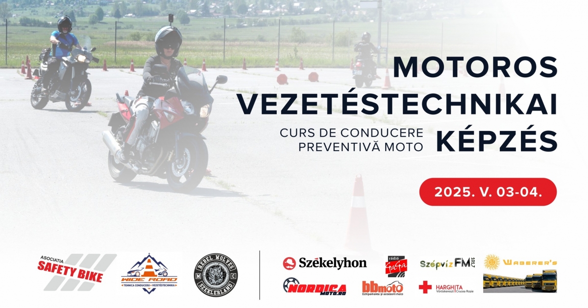 Motoros vezetéstechnikai tréning