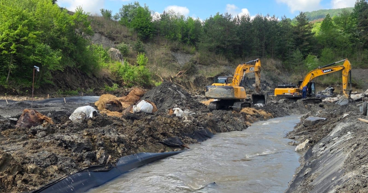 Továbbra is dolgoznak sóbányai vízbetörés okozta probléma felszámolásán