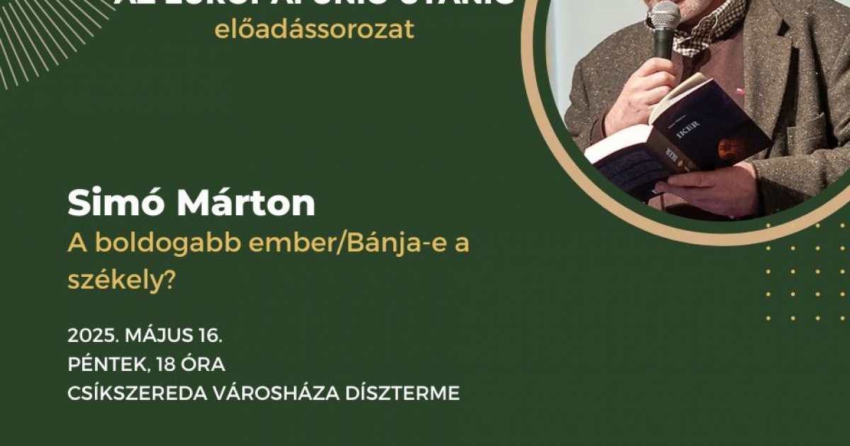 Simó Márton könyvbemutatója